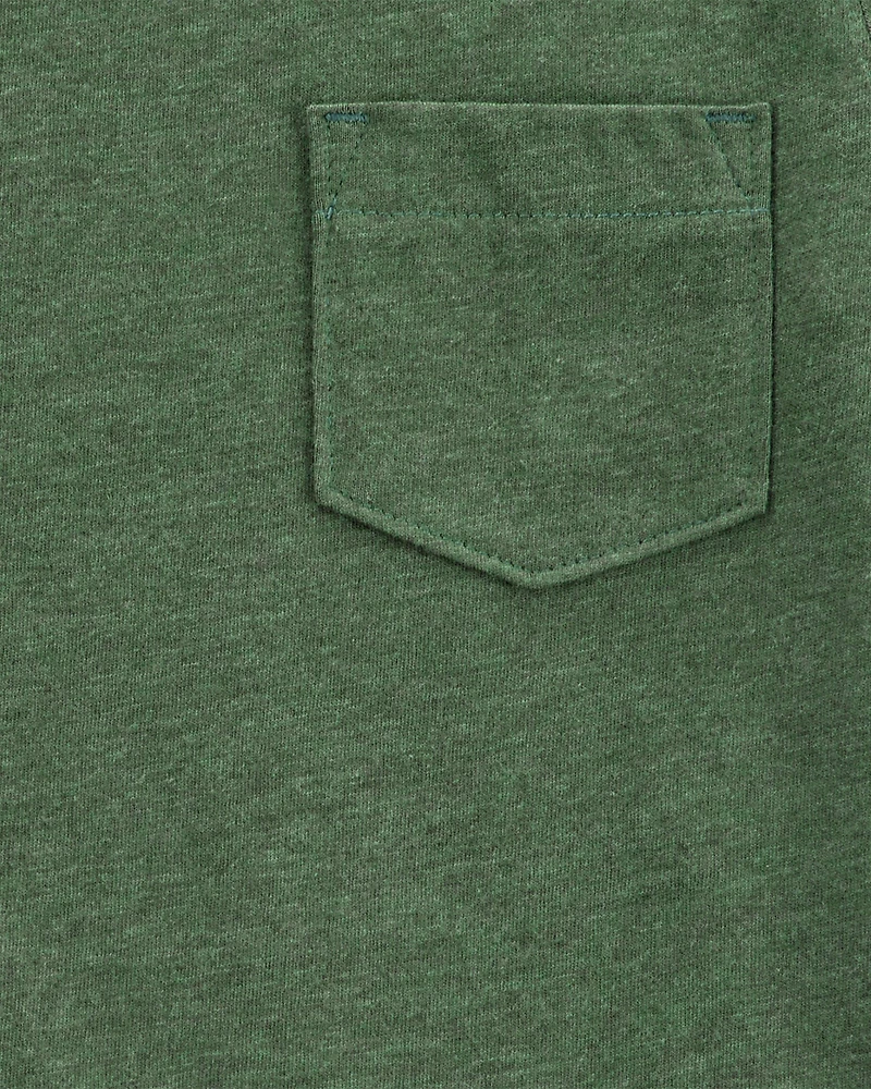 Toddler Solid Short-Sleeve Tee - Green