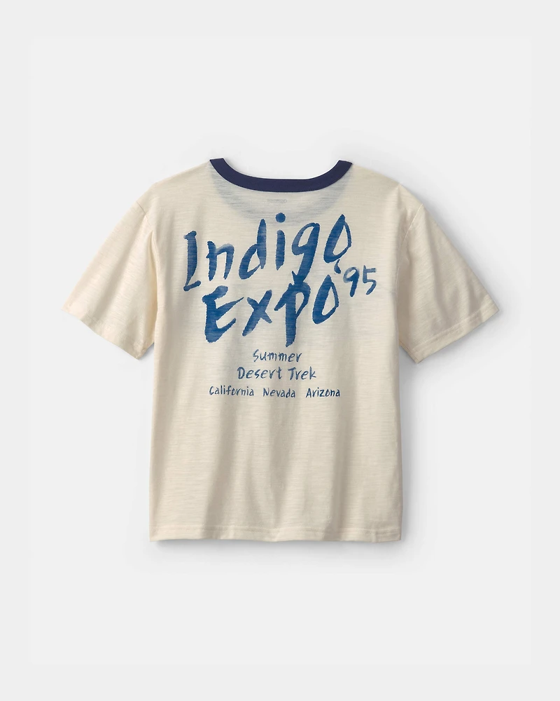 Boys 'Off-Road' Car Graphic Tee - Cream