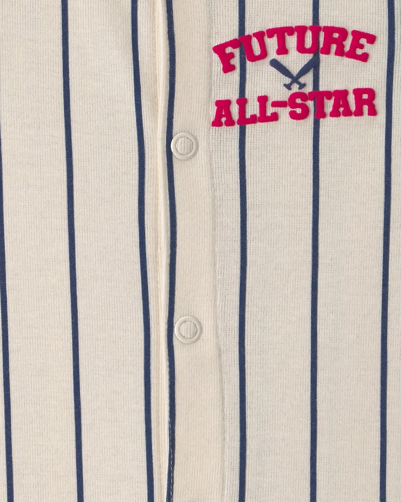 Baby Boy 'Future All-Star' Baseball Romper