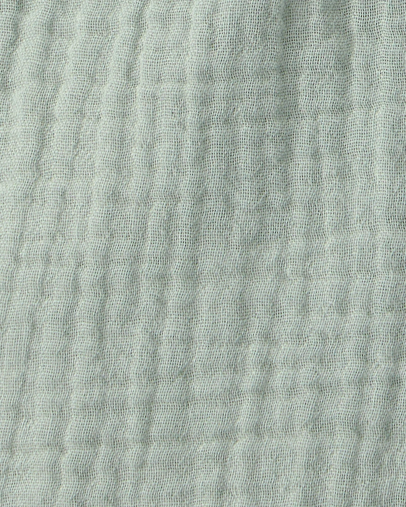 Toddler Boy 2-Piece Organic Cotton Gauze Top & Short Set