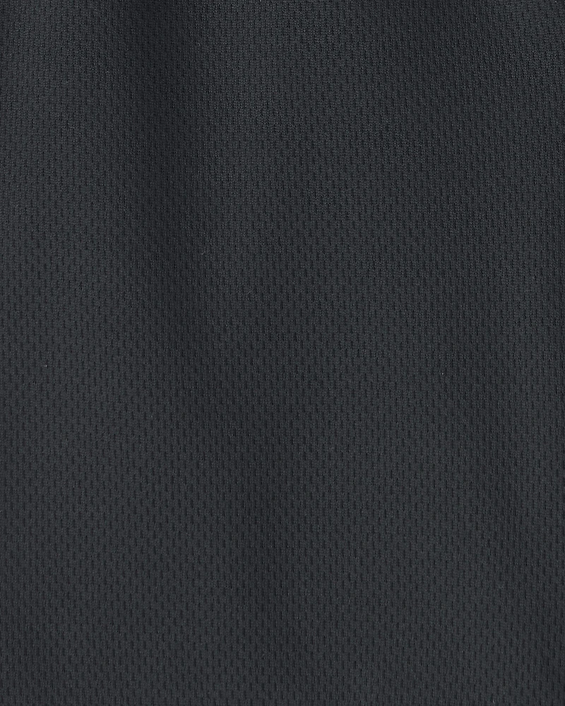 Toddler Boy Mesh Active Shorts - Black