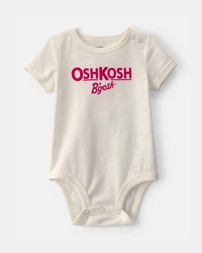 Baby OshKosh Logo Graphic Bodysuit - Ivory