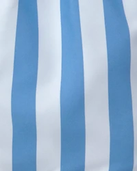 Toddler Boy Striped Swim Trunks - Blue