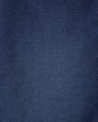 Girls Dark Wash Denim Long-Sleeve Dress - Blue