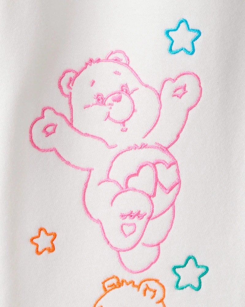 Girls Care Bears Active Pants - White