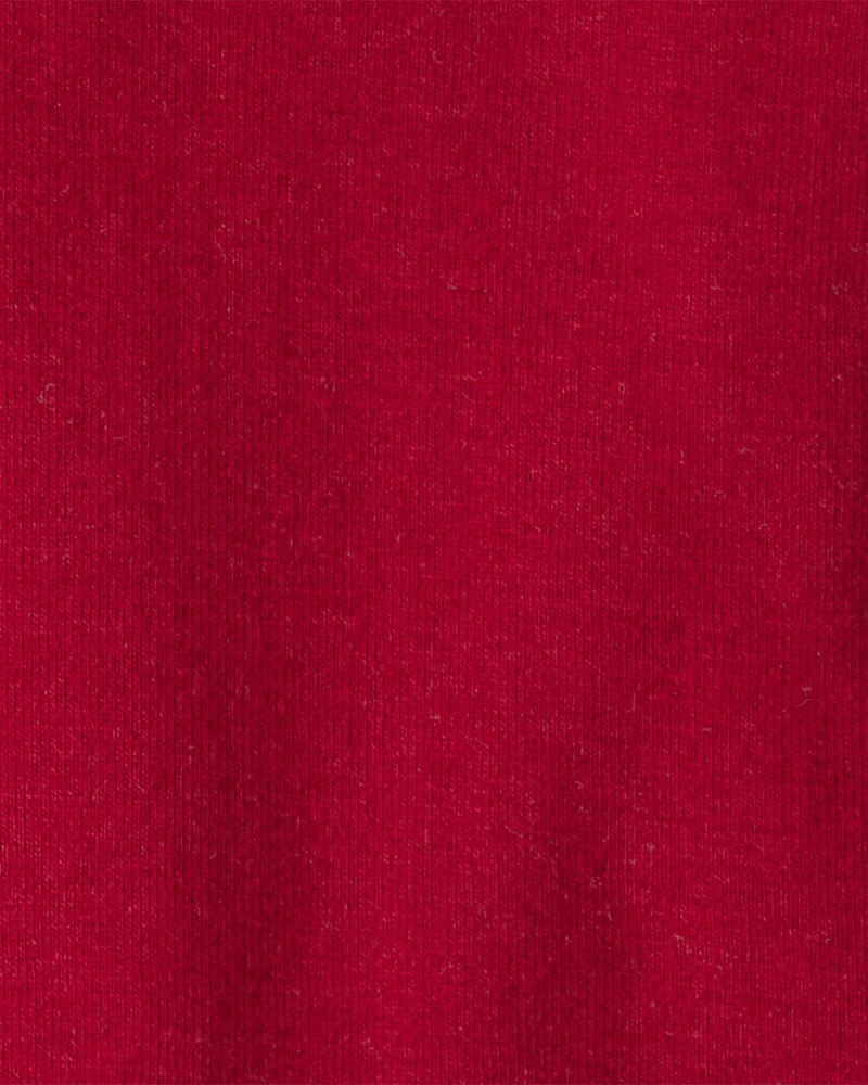 Baby Boy 2-Piece Train Hooded Bodysuit & Pant Set - Red/Black