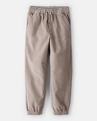 Boys Corduroy Joggers - Grey