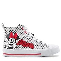 Kids' Minnie Mouse Hi Top Sneaker Little Kid