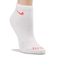 Kids' 6 Pack Youth X-Small Performance Ankle Socks