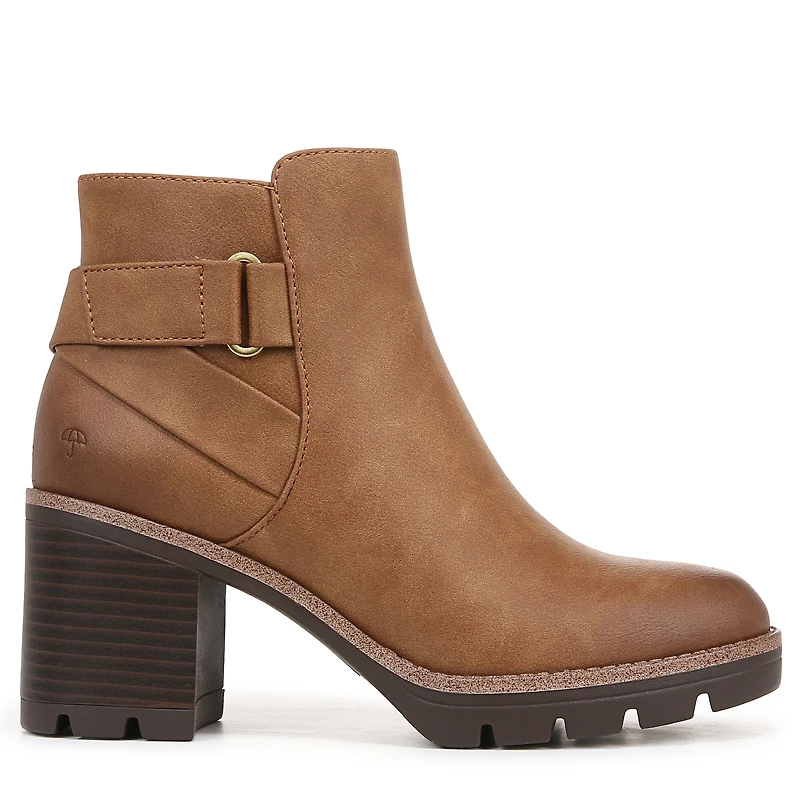 Women's Madalynn Buckle Block Heel Bootie