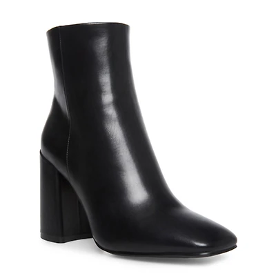 Women's While Block Heel Bootie