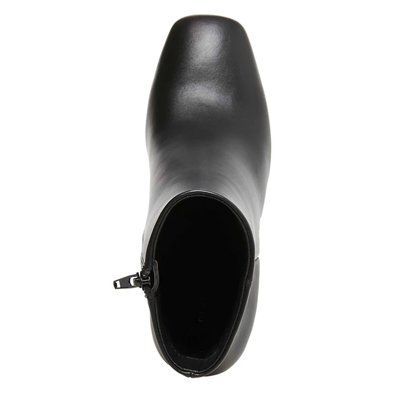 Women's While Block Heel Bootie