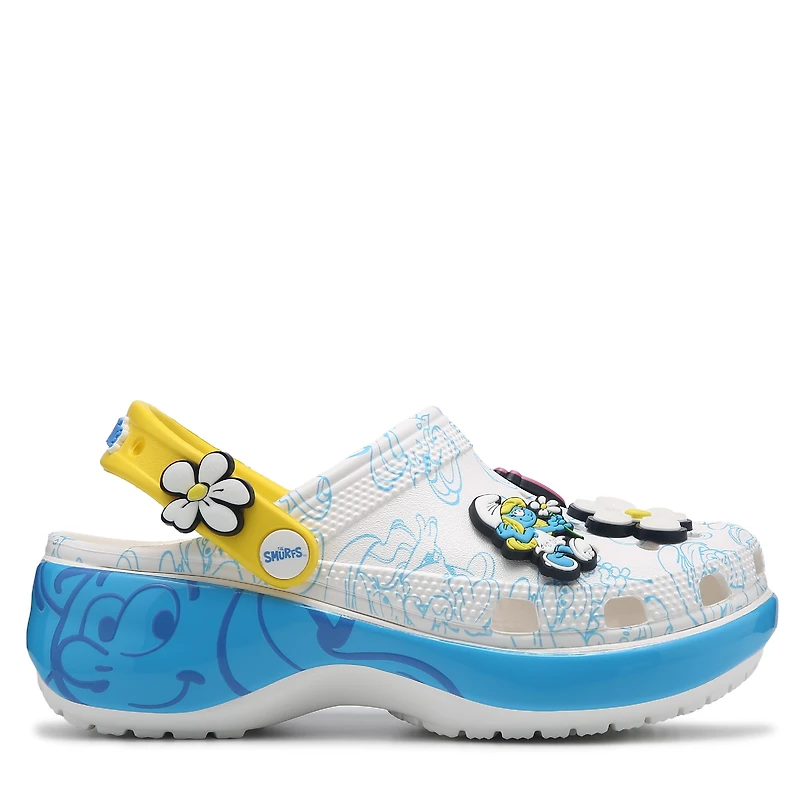 Women's Smurfs Classic Platform Clog