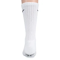 Kids' 6 Pack Youth Medium Cushioned Crew Socks
