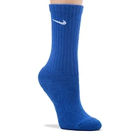 Kids' 6 Pack Youth Medium Cushioned Crew Socks