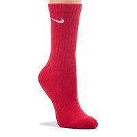 Kids' 6 Pack Youth Medium Cushioned Crew Socks
