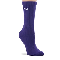 Kids' 6 Pack Youth Medium Cushioned Crew Socks