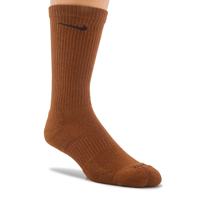 Men's 6 Pack Large Everyday Plus Cushion Crew Socks