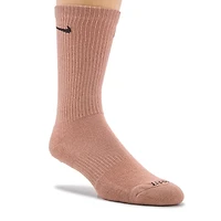 Men's 6 Pack Large Everyday Plus Cushion Crew Socks