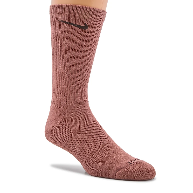 Men's 6 Pack Large Everyday Plus Cushion Crew Socks