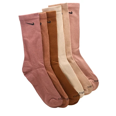 Men's 6 Pack Large Everyday Plus Cushion Crew Socks