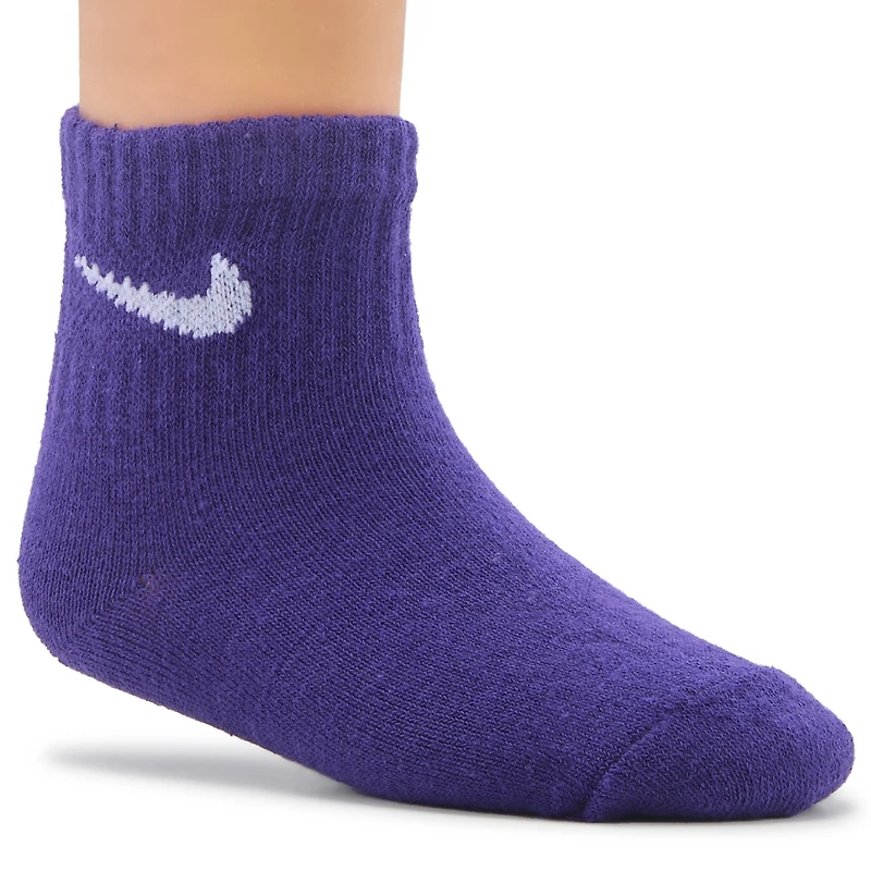 Kids' 6 Pack Toddler Ankle Socks