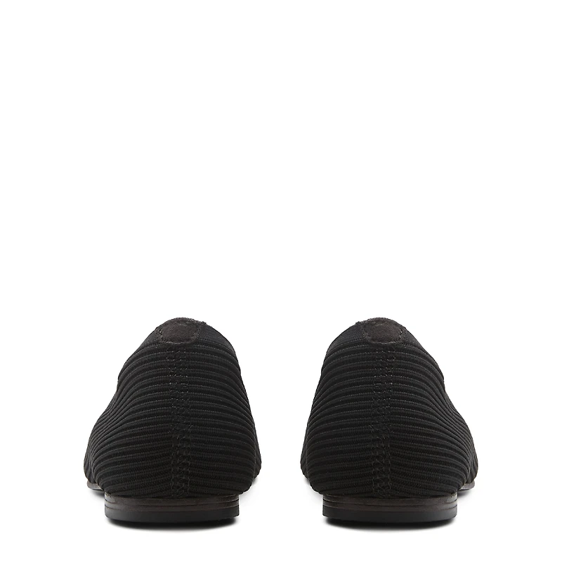 Women's Cleo Square Blissful Soul Ribbed Knit Flat