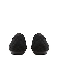 Women's Cleo Square Blissful Soul Ribbed Knit Flat