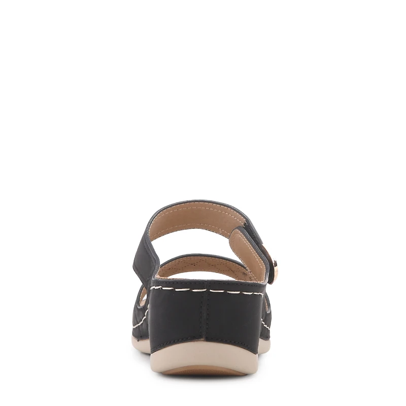 Women's Vicki Adjustable Strap Wedge Sandal