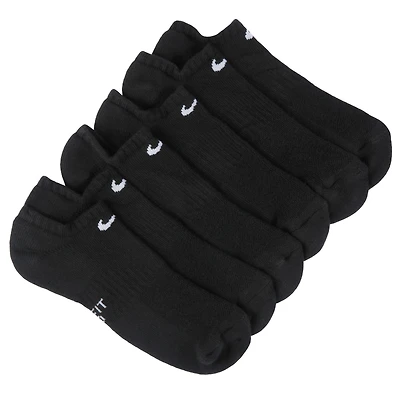 Kids' 6 Pack Medium Everyday Cushioned No Show Socks