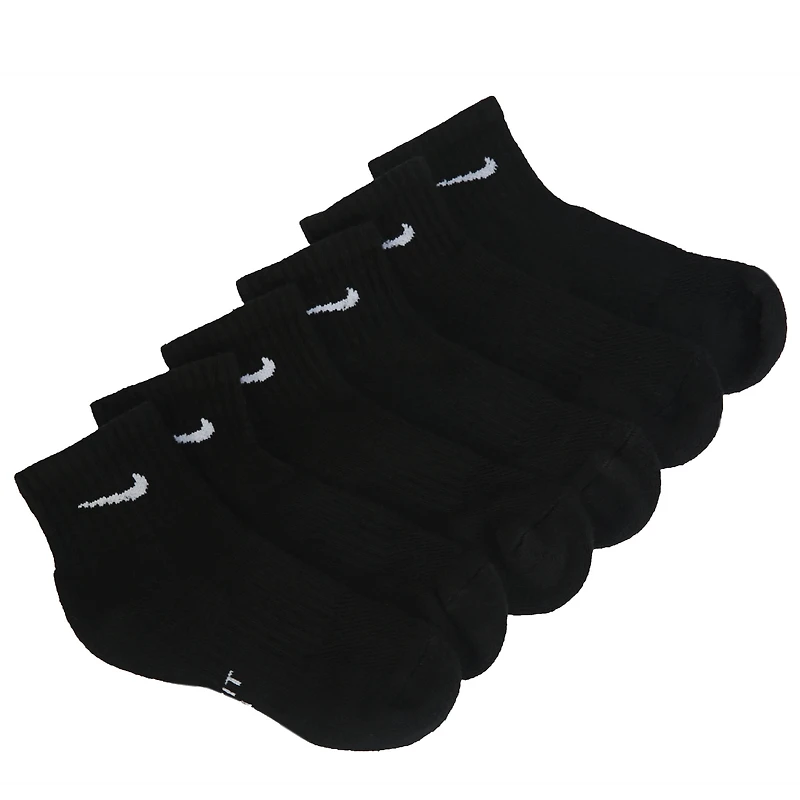 Kids' 6 Pack Youth Medium Cushioned Ankle Socks
