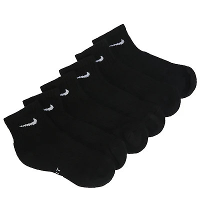 Kids' 6 Pack Youth Medium Cushioned Ankle Socks