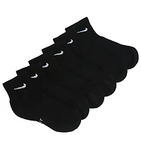 Kids' 6 Pack Youth Medium Cushioned Ankle Socks