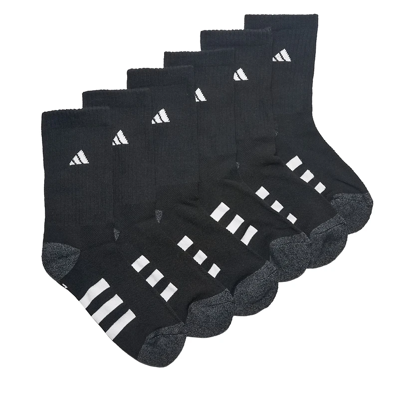 Youth 6 Pack Athletic Crew Socks