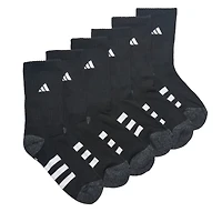Youth 6 Pack Athletic Crew Socks