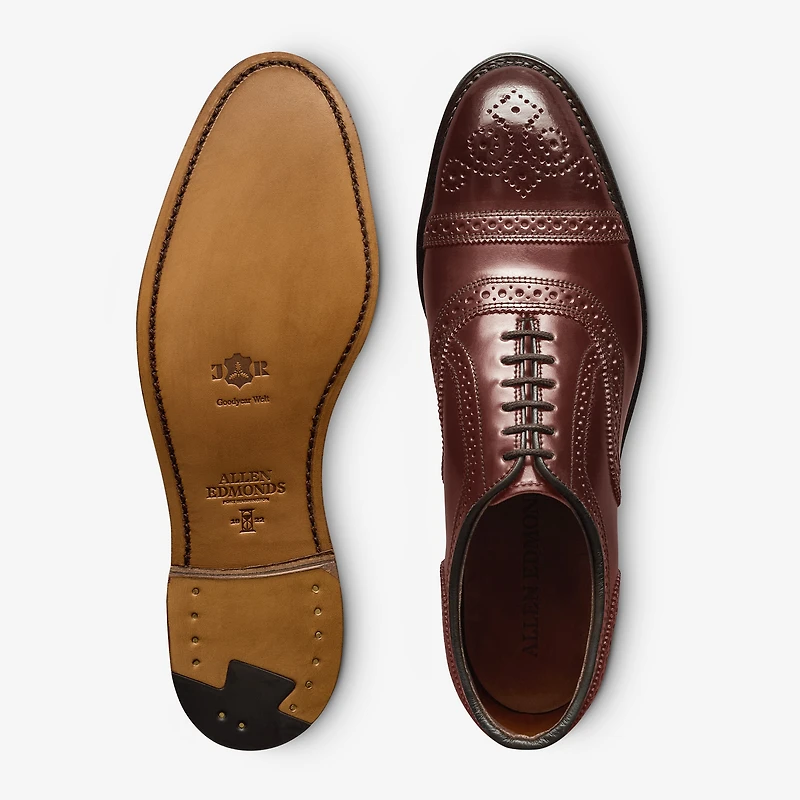 Strand Shell Cordovan Cap-toe Oxford Dress Shoe