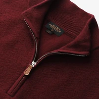 Allen Edmonds Wool-cashmere Quarter-zip Sweater