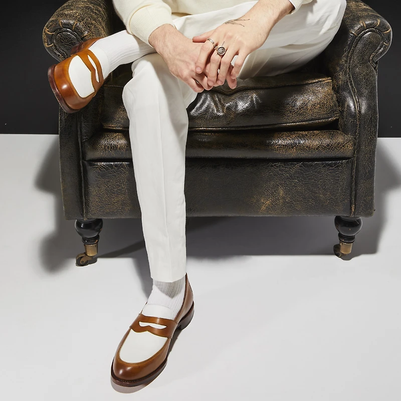 Factory Second Randolph Spectator Penny Loafer