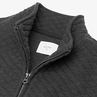 Billy Reid Diamond Quilted Half-zip Pullover