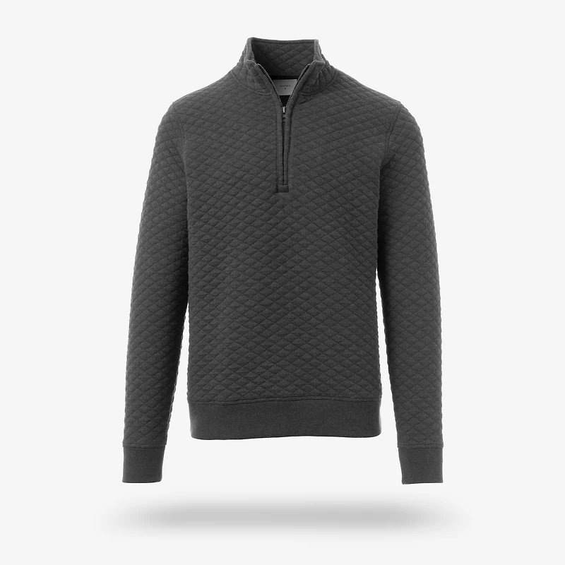 Billy Reid Diamond Quilted Half-zip Pullover