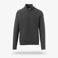 Billy Reid Diamond Quilted Half-zip Pullover