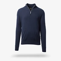 Cashmere Quarter-zip Sweater