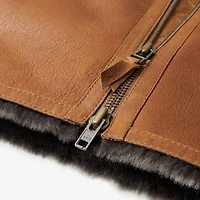 Shearling Bomber Jacket
