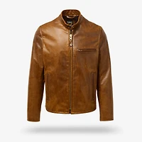 Schott® N.Y.C. X Allen Edmonds Café Racer 2.0 Leather Jacket