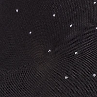 Pin-dot Cotton Dress Socks