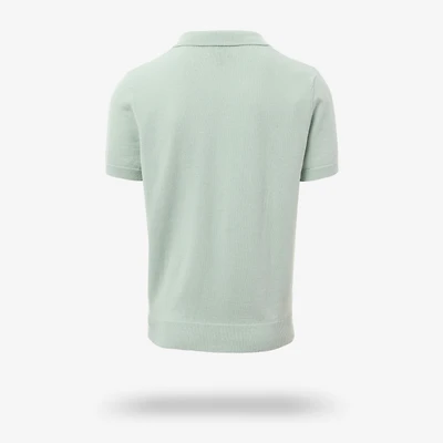 Short Sleeve Knit Polo