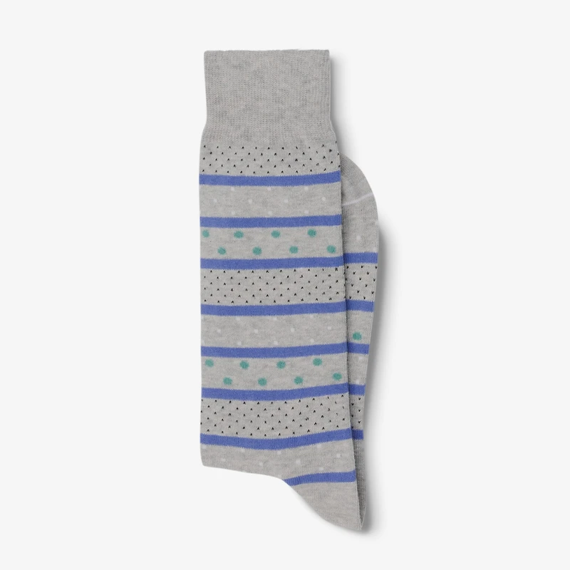 Stripes and Dots Dress Socks