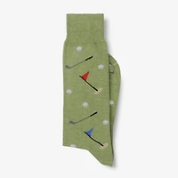 Golf Pattern Dress Socks