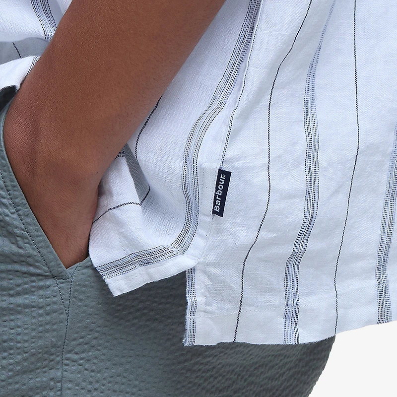 Barbour Garnock Stripe Regular Fit Short Sleeve Shirt