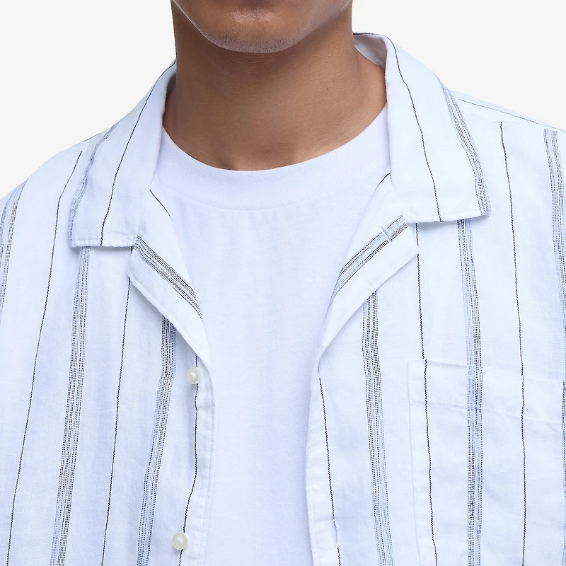 Barbour Garnock Stripe Regular Fit Short Sleeve Shirt